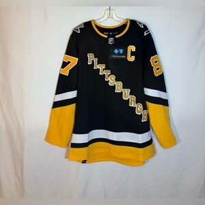 Adidas Pittsburgh Penguins #87 Crosby Alternate Hockey Jersey Size 50